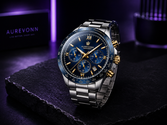 Stainless Steel Chronograph Watch