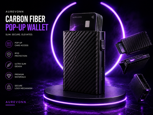 Carbon Fiber Pop-up Wallet